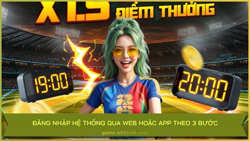 Đăng nhập hệ thống qua web hoặc app theo 3 bước