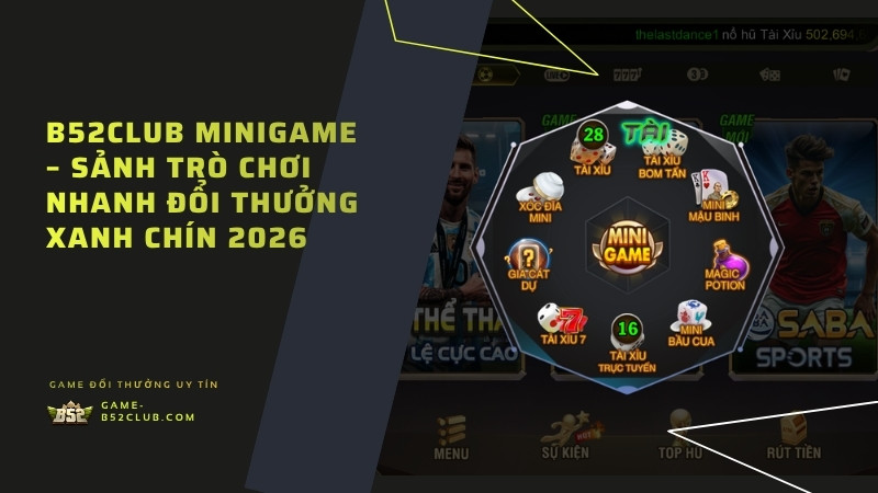 Sảnh minigame dẫn đầu về lượng người chơi nhờ vận hành mượt và trả thưởng minh bạch.